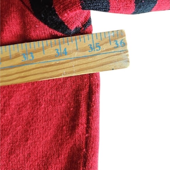 Disney Mickey Mouse Sweater Dress Sz 4X Red Striped Sleeves Plus Size Retro Y2K - Picture 13 of 15